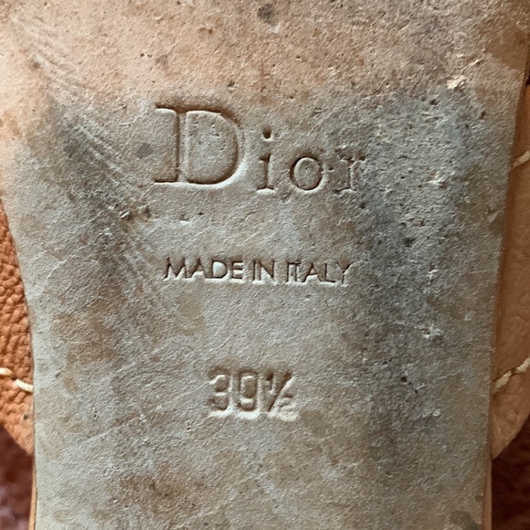 Dior T-strap slide on flats - Picture 7 of 11